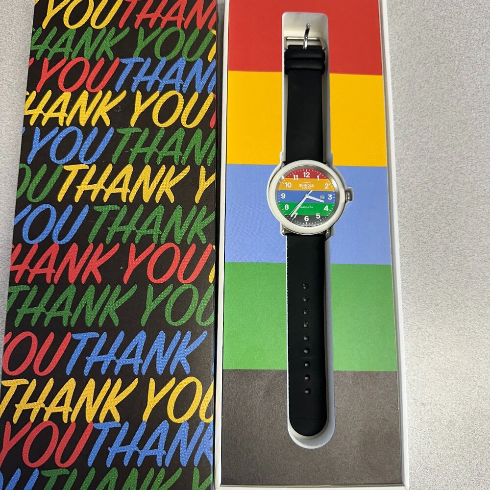 Shinola Detrola watch "The Champ" NWOT